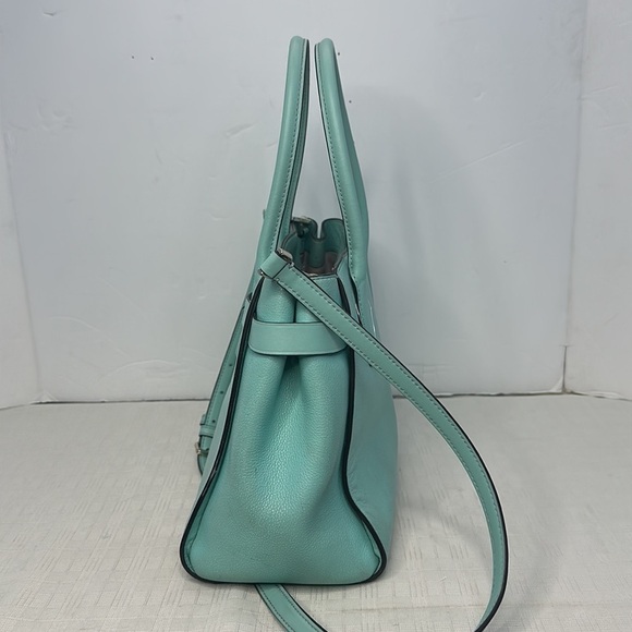 Kate Spade  Lucia medium satchel in Aqua  Bloom - Picture 2 of 11